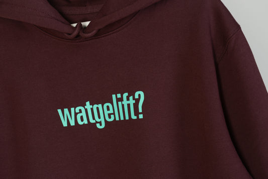 "watgelift?" Unisex Hoodie