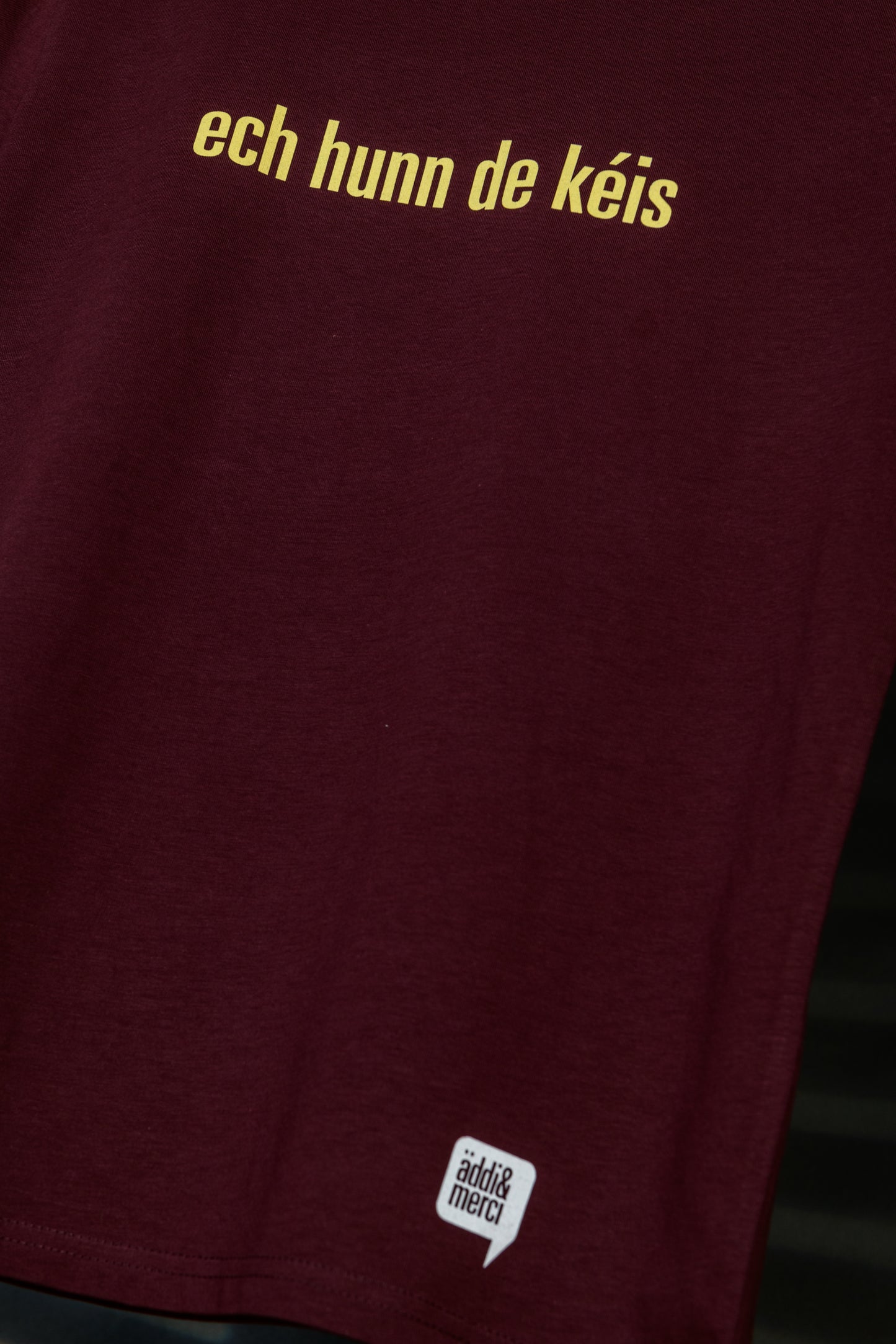 „ech hun de kéis“ Unisex T-Shirt