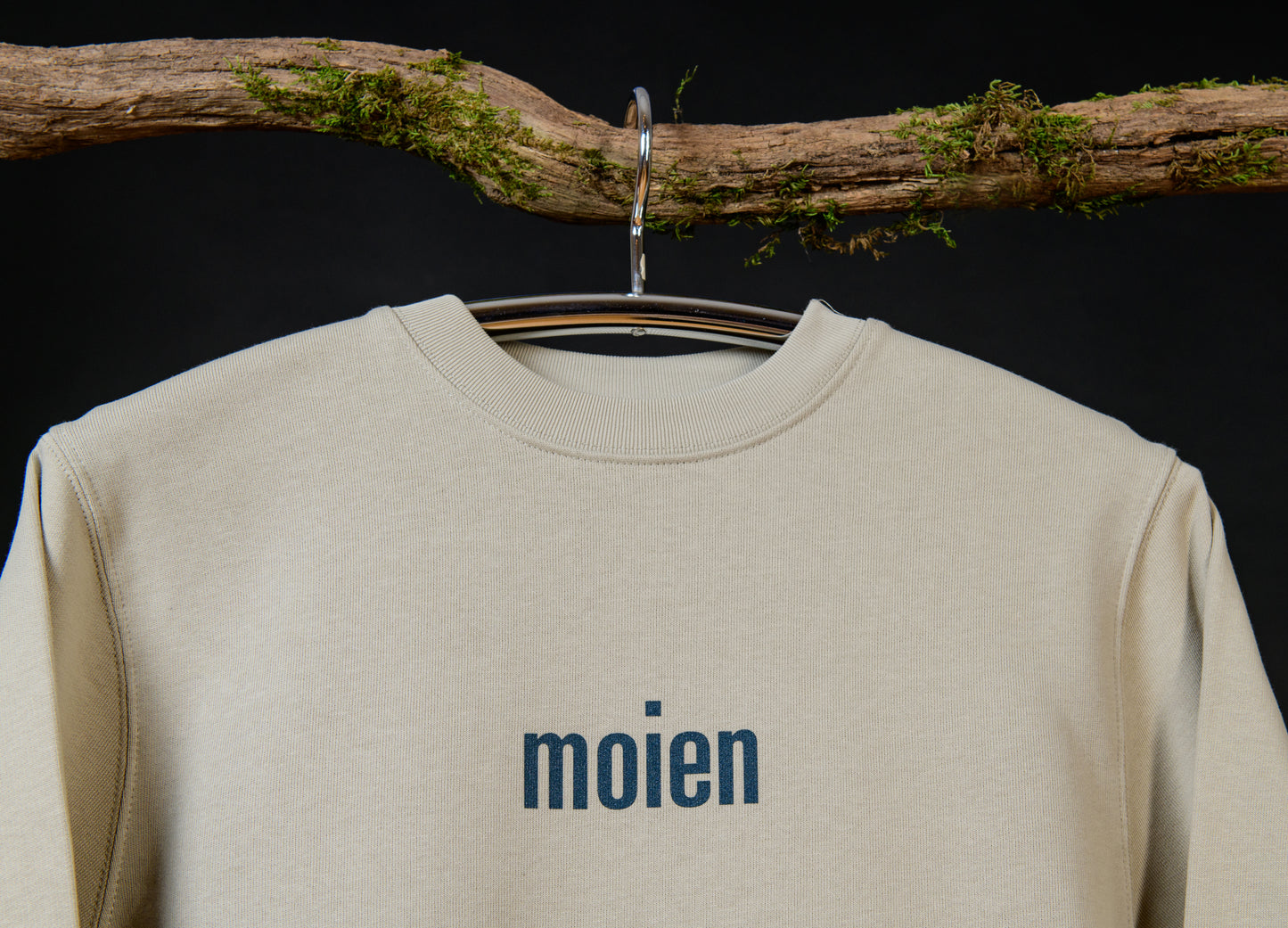 "moien"+"äddi a merci" Unisex Sweatshirt