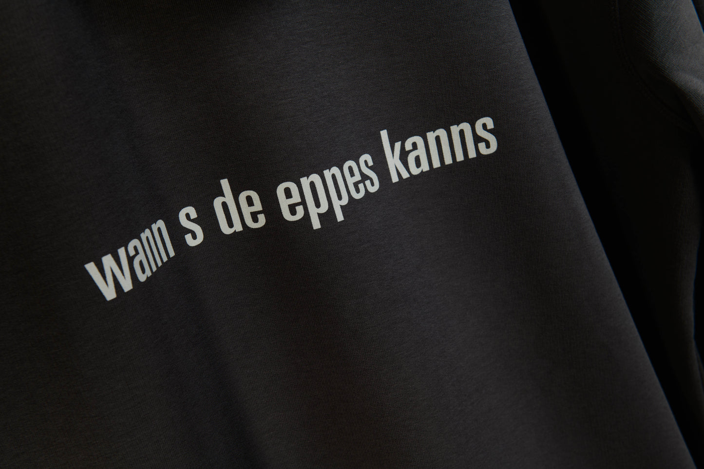 "wann s de eppes kanns" Unisex ZIP Hoodie