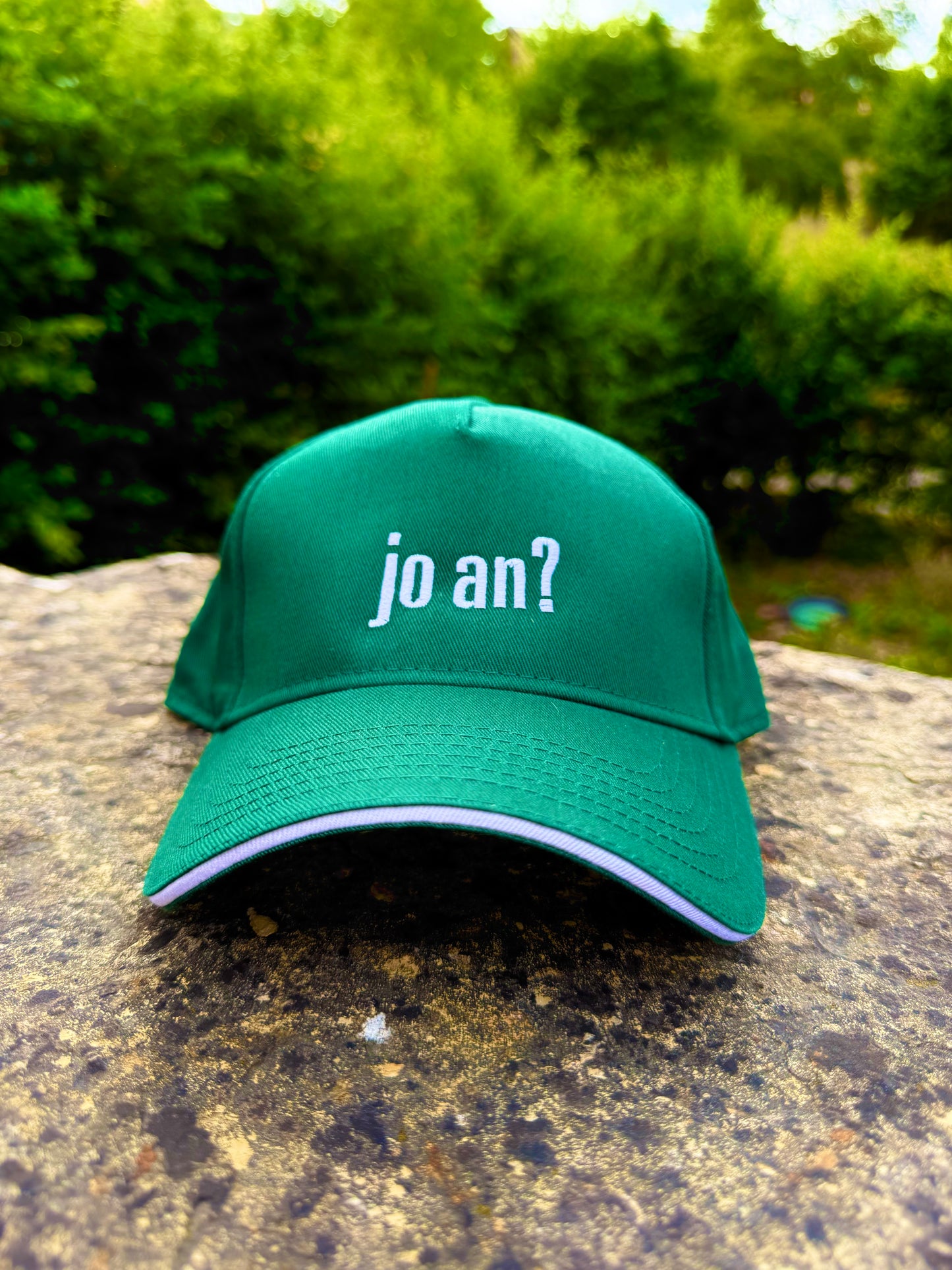"jo an?" caps