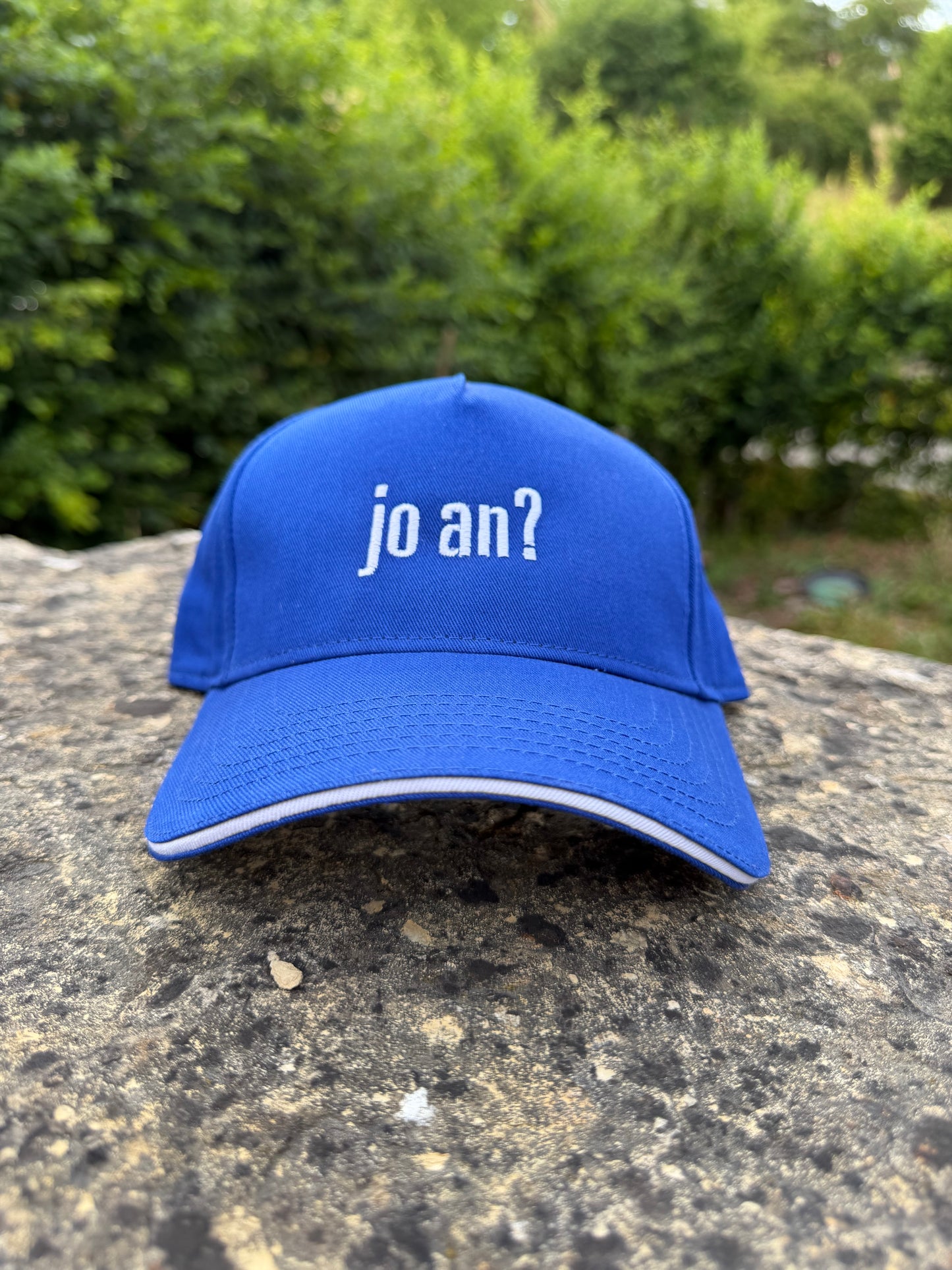 "jo an?" caps