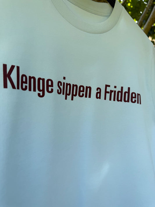 "Klenge suppen a Fridden" Unisex T-Shirt