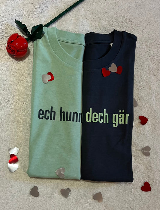 "ech hunn dech gär" Unisex T-Shirt