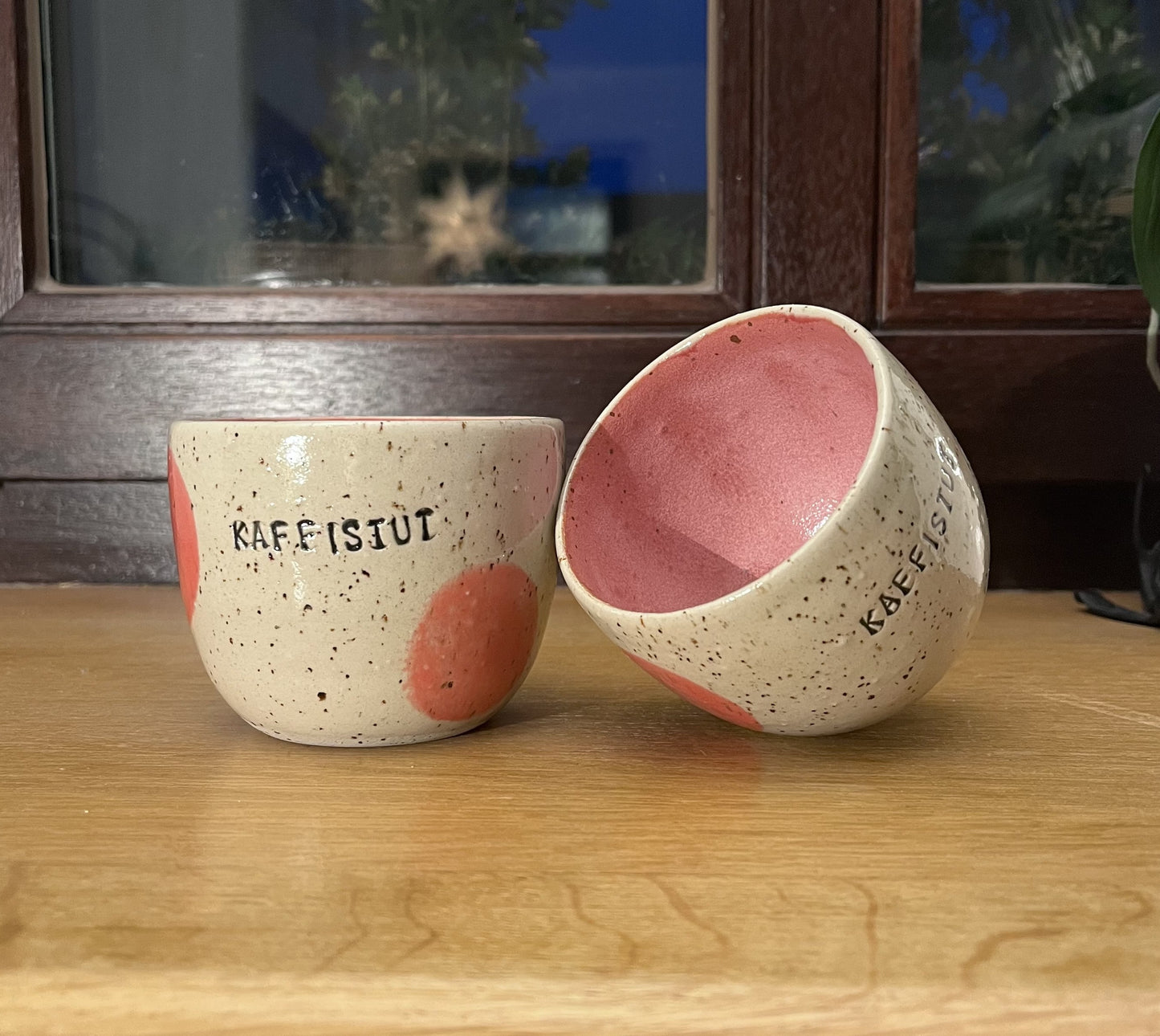 Handmade ceramic cup "kaffistut"